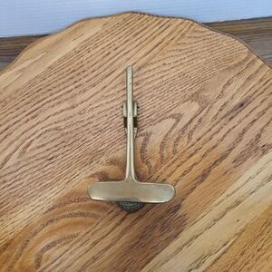 VTG Brass Golf Club Putter And Golf Ball Door Knocker